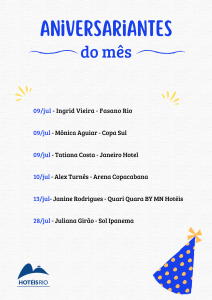 Aniversariantes do Mes A4 2