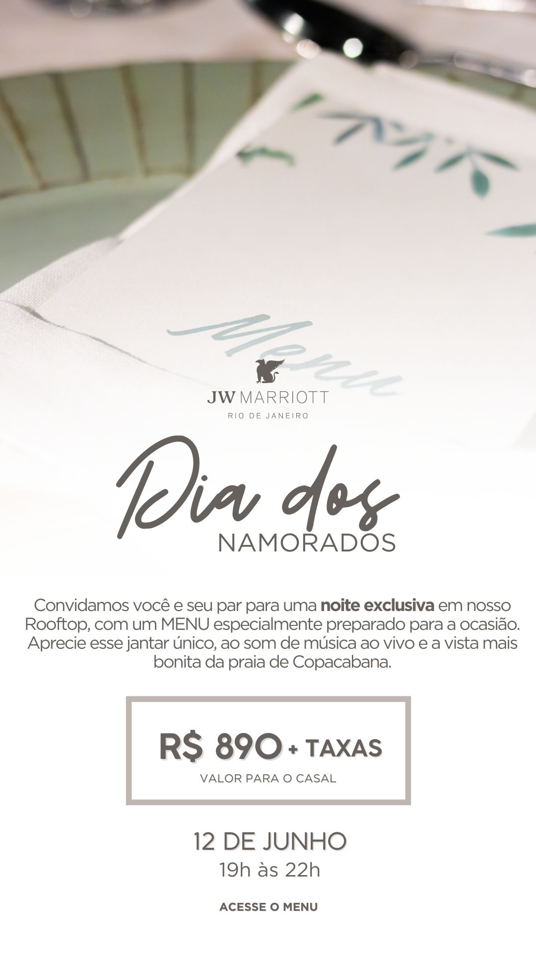 JW Marriot lança jantar especial para o Dia dos Namorados 2024 10 2
