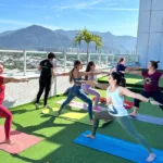 Aula da Lifefit no rooftop do Ribalta Hotel Divulgacao 1