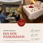 Pacote especial de Dia dos Namorados no Arosa Rio Hotel