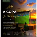 Transmissão da Copa no Stellae Rooftop, no Arosa Rio Hotel