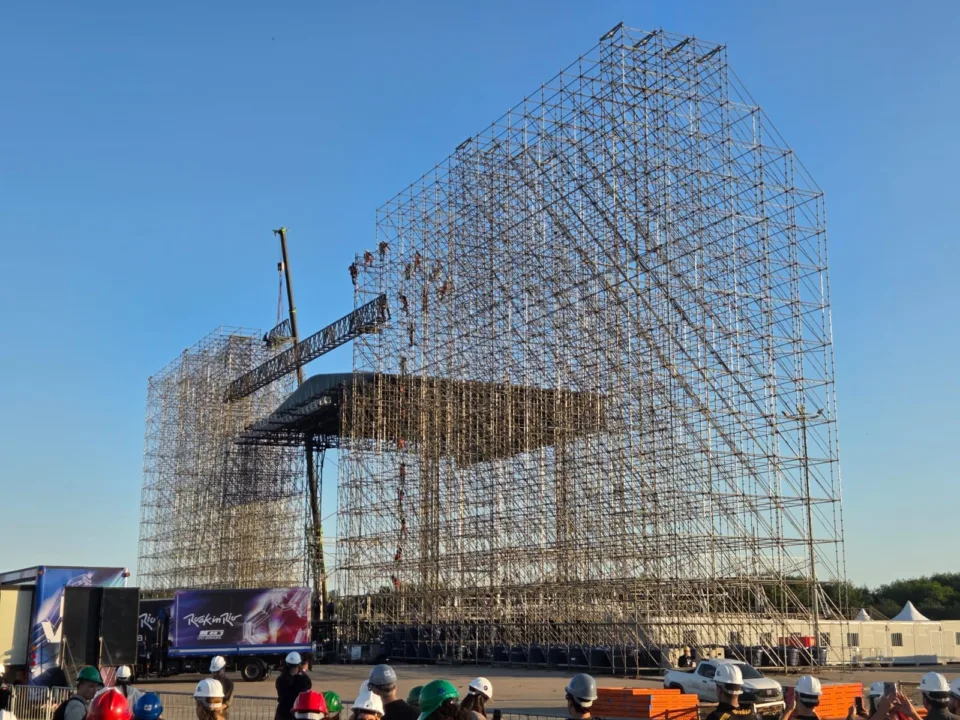 cidade do rock tera 5 mil metros quadrados de led e estrutura para 100