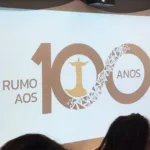 Cerimonia de lancamento da marca oficial das comemoracoes do centenario do Cristo Redentor, realizada no Jardim Botanico, no Rio de Janeiro