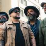 Integrantes da banda Mokambo, uma das atracoes da segunda edicao da festa Teto Preto no Stigmata Studio, no Arco do Teles, Centro do Rio de Janeiro