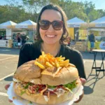 Lanches de grande porte servidos na Feira Nacional do Podrão, no Carioca Shopping, na Vila da Penha