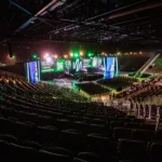 Anfiteatro do Riocentro, na Barra da Tijuca, que será palco da Copa Rio Internacional de Judô