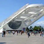 Público em atividade do Brasil Futures Forum no Museu do Amanhã, na região portuária do Rio de Janeiro