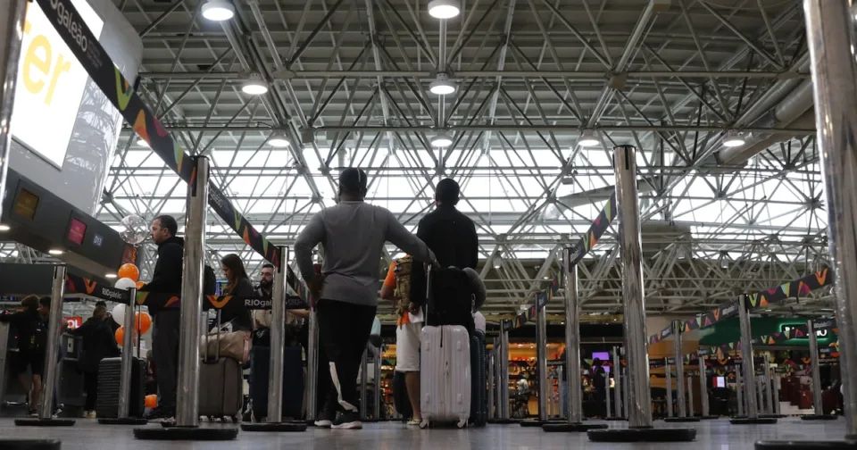 Vista do Aeroporto Internacional Tom Jobim, o Galeão, no Rio de Janeiro, que reduziu a diferença de passageiros estrangeiros em relação a Guarulhos