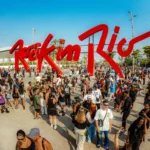 Publico na entrada da Cidade do Rock durante o Rock in Rio, evento que impulsiona a ocupacao hoteleira carioca