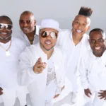 Integrantes do grupo Molejo durante apresentação de pagode, atração do Casarão do Firmino, na Lapa