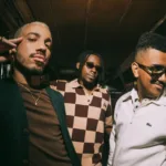 O trio Os Garotin, que apresenta a turnê Força da Juventude no Circo Voador, na Lapa, no Rio de Janeiro