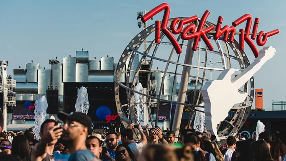 Público na Cidade do Rock durante o Rock in Rio, na Barra da Tijuca, no Rio de Janeiro