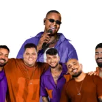 O cantor Léo Santana em apresentação do projeto paGGodin, que chega ao Rio de Janeiro em outubro