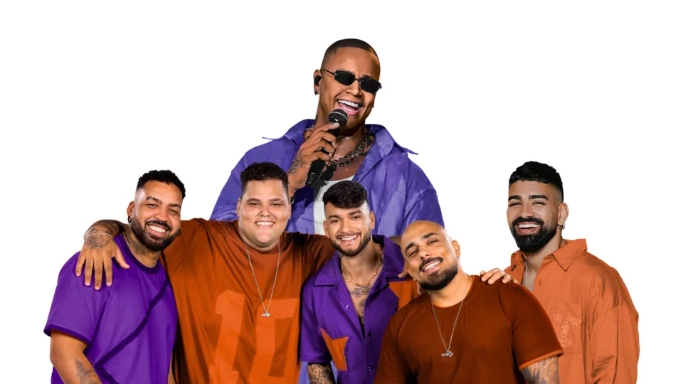 O cantor Léo Santana em apresentação do projeto paGGodin, que chega ao Rio de Janeiro em outubro