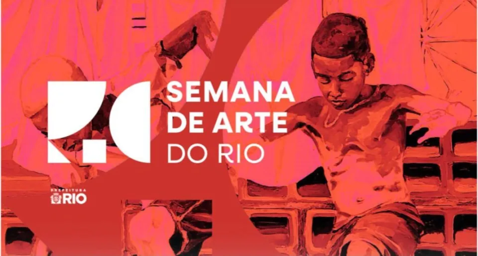 Movimentação de público no Centro do Rio durante apresentação da Semana de Arte