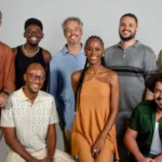 Grupo Samba da Volta em apresentação; roda se apresenta no Circo Voador, na Lapa, no Rio de Janeiro