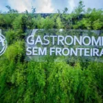 Área interna do Fashion Mall, em São Conrado, durante evento aberto ao público