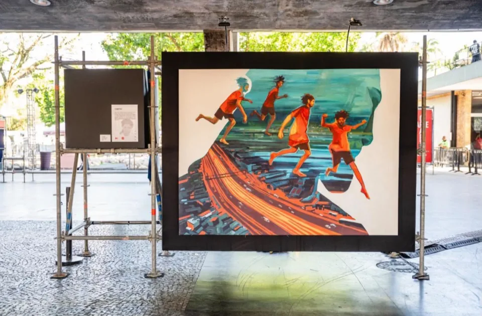 Obra da exposição ArteCore 26, na Cidade das Artes