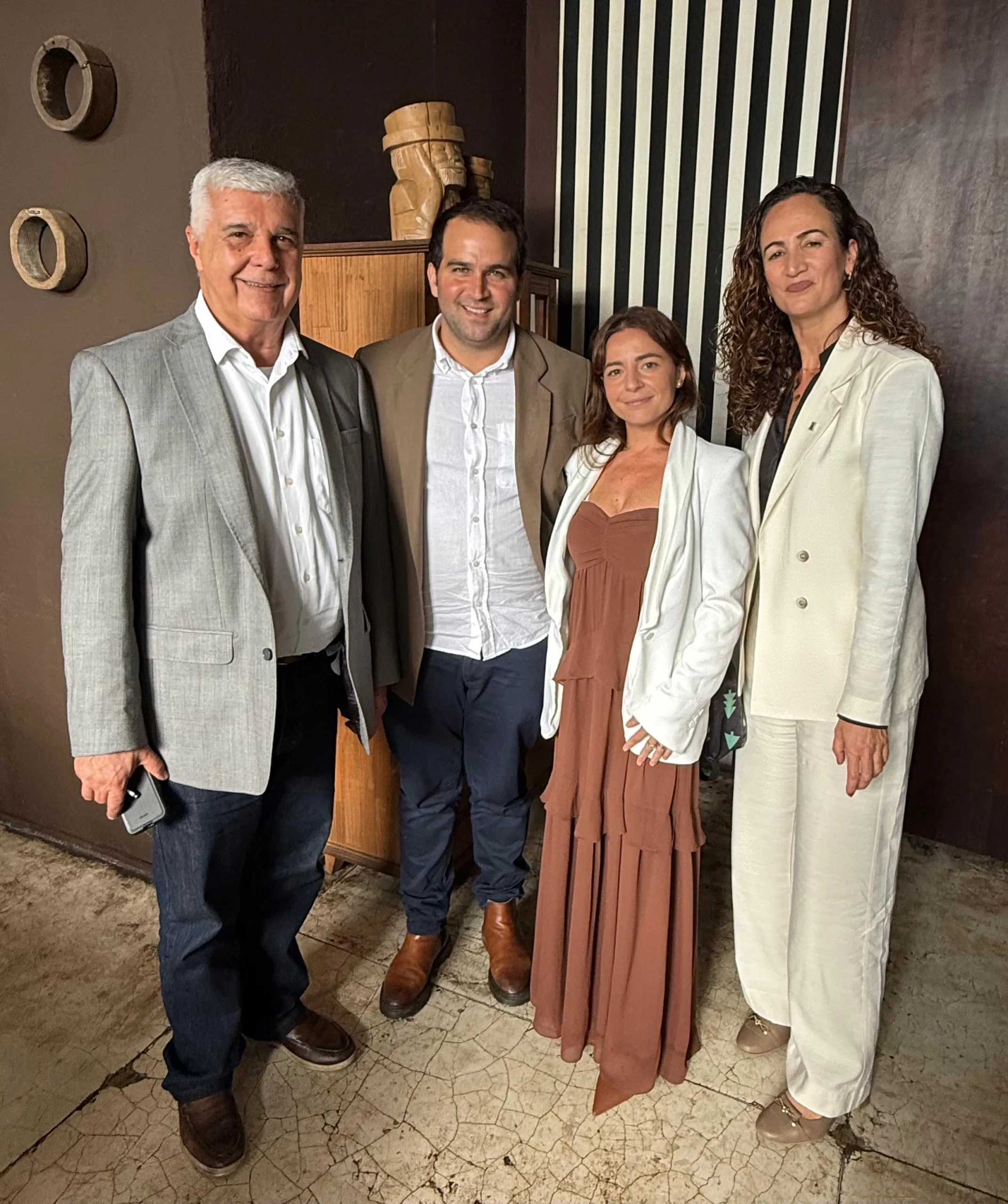 Gerentes-gerais de hotéis cinco estrelas do Rio de Janeiro reunidos no Fórum do HotéisRIO em Santa Teresa