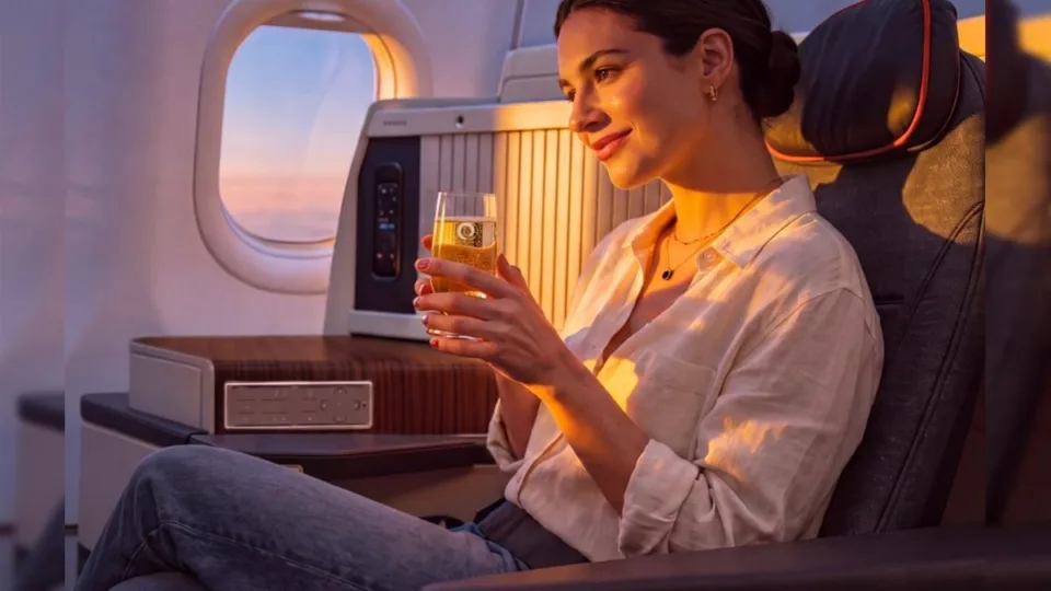 Aeronave Airbus A330 da Gol, que opera o voo direto entre o Rio de Janeiro e Lisboa