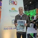 Alfredo Lopes, presidente do HotéisRIO, no estande do Rio de Janeiro na FIT América Latina 2026, em Buenos Aires