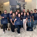 Equipes comerciais da Latam e da Delta em visita a agências de viagens no Rio de Janeiro