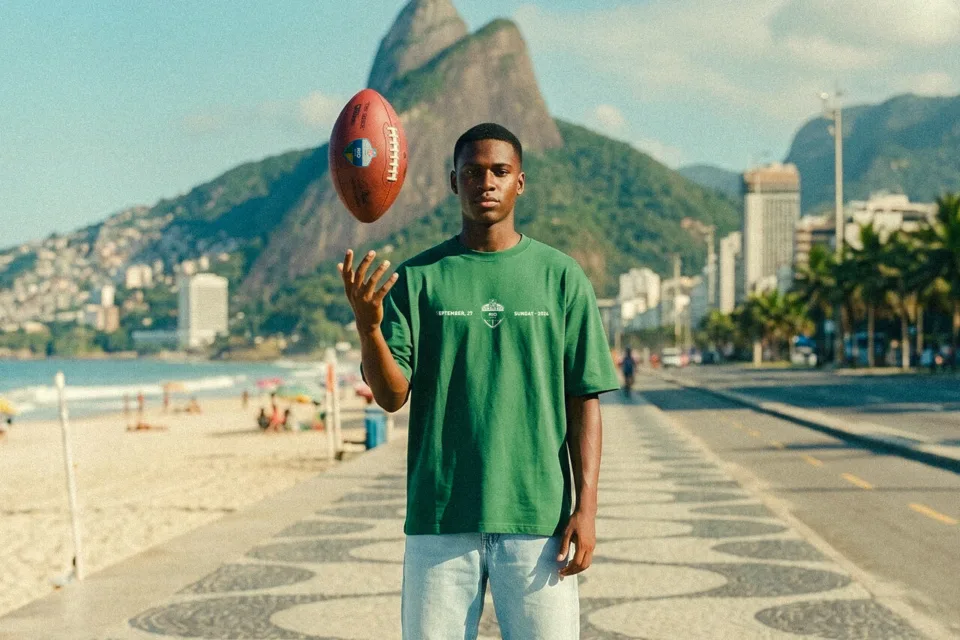 Loja oficial da NFL no Brasil, aberta no Rio de Janeiro antes do jogo no Maracanã