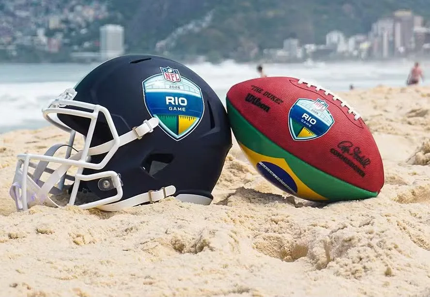 Ativação da NFL no Rio de Janeiro, com atividades de futebol americano abertas ao público durante a semana do NFL Rio Game