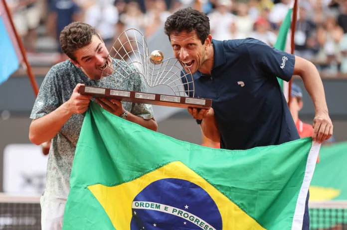 Quadra central do Rio Open no Jockey Club Brasileiro, na Gávea, no Rio de Janeiro