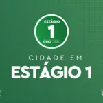 Aviso oficial do Centro de Operações Rio informando que a cidade está em Estágio 1