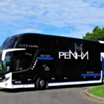 Ônibus interestadual da Viação Penha, que passa a operar a linha direta entre o Terminal BRT Metropolitano, em Irajá, no Rio de Janeiro, e a Rodoviária do Tietê, em São Paulo