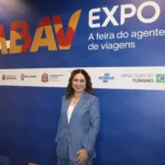 Ana Carolina Medeiros, presidente da Abav Nacional, durante a Abav Expo 2026
