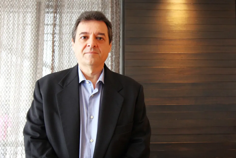 Jose Domingo Bouzon durante a palestra Hotel 24/7/360 na Febrava Rio 2026, no Riocentro