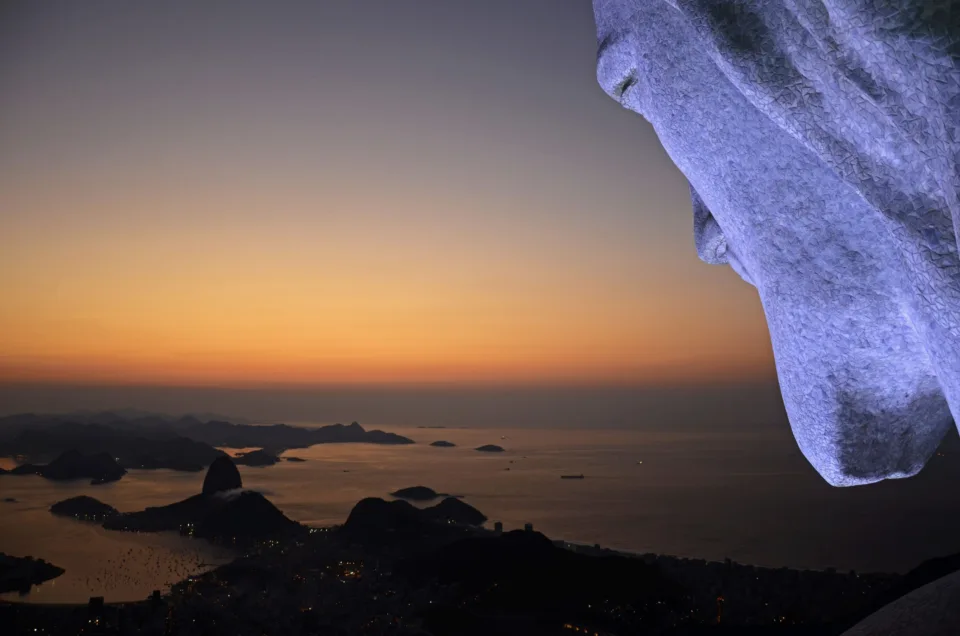 Estátua do Cristo Redentor, no Corcovado, no Rio de Janeiro, que completou 95 anos em outubro de 2026