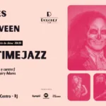 Arte de divulgação do Dolores Jazz Halloween com LoveTimeJazz, em 30 de outubro, no Dolores Club