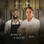 Chefs Jérôme Dardillac, do Fairmont Rio, e João Diamante preparam jantar a quatro mãos na programação do Rio Gastronomia
