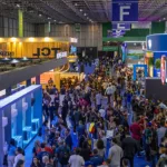 Pavilhão do Riocentro no Rio de Janeiro, palco da estreia da Feicon Rio e da Febrava Rio em outubro de 2026