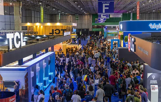 Pavilhão do Riocentro no Rio de Janeiro, palco da estreia da Feicon Rio e da Febrava Rio em outubro de 2026