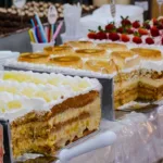 Fatia de bolo de pudim no Festival de Fatias e Rabanadas do West Shopping