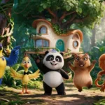 Cena da animação infantil "Ho-Ho e o Som do Brasil", coprodução entre Brasil e China exibida no Festival do Rio