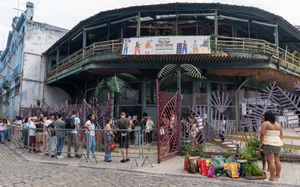 Público em edição anterior do Festival Favela Sustentável