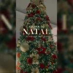 Árvore de Natal decorada no Windsor Barra, na arte do Jantar de Natal dos Hotéis Windsor