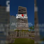 Fachada do Lagune Barra Hotel, integrado ao Riocentro, com a arte do Carioca Matsuri