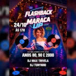 Arte do Flashback do Maraca Up, na Tijuca, em 24 de outubro