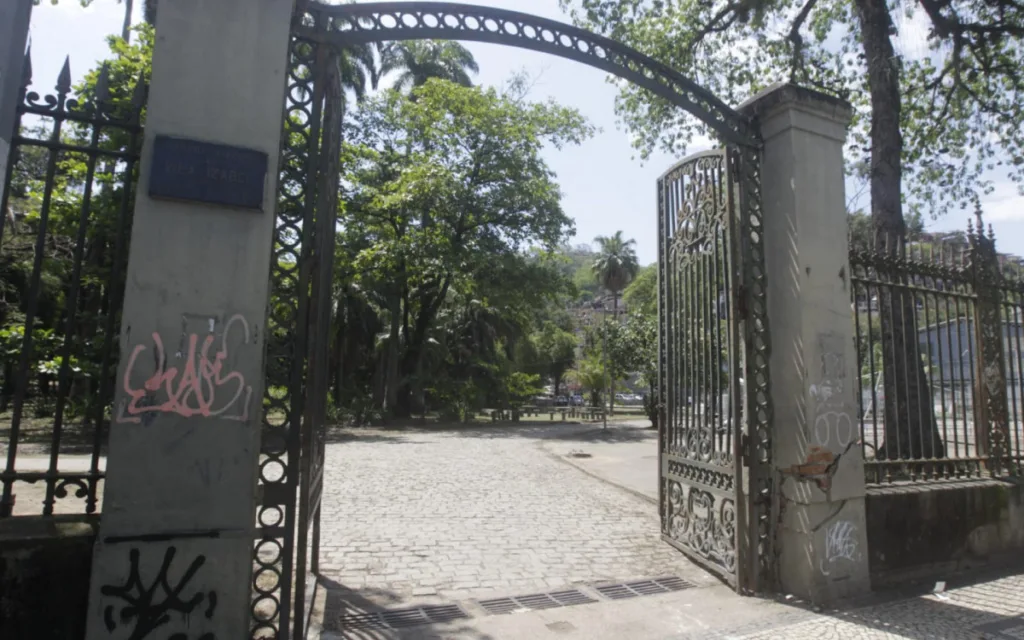 Obras de revitalização do Parque Recanto do Trovador em Vila Isabel, Zona Norte do Rio