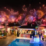 Cobertura do Pestana Rio Atlântica com piscina e queima de fogos na Praia de Copacabana