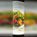 Prato do novo menu Térèze por Pierre Cozan, no Santa Teresa MGallery