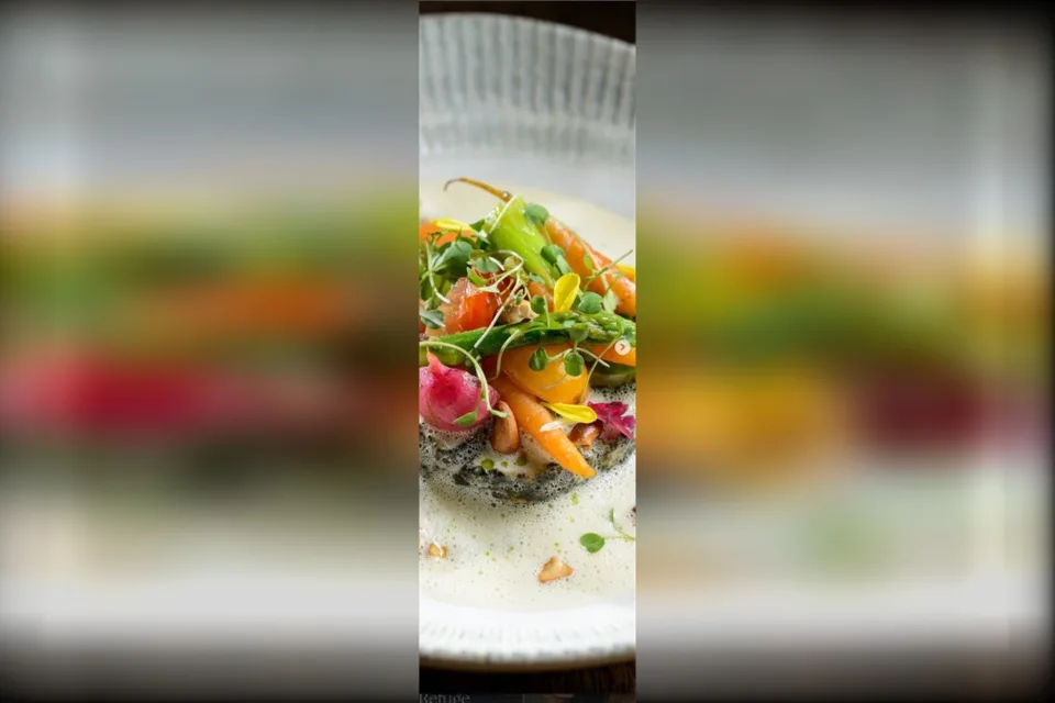 Prato do novo menu Térèze por Pierre Cozan, no Santa Teresa MGallery