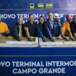 Obras do novo Terminal Intermodal de Campo Grande na Zona Oeste do Rio de Janeiro